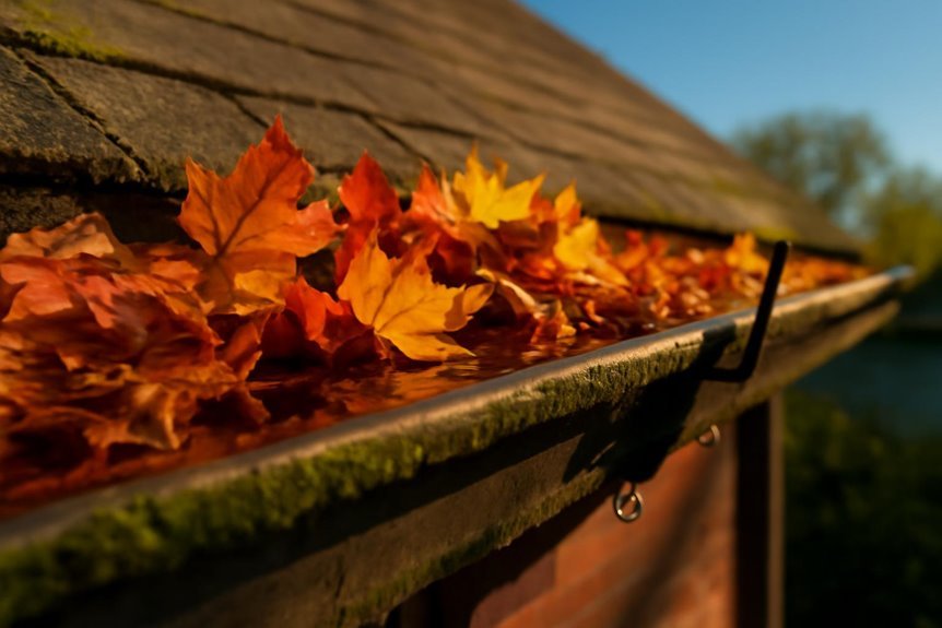 clogged gutters cause roof damage