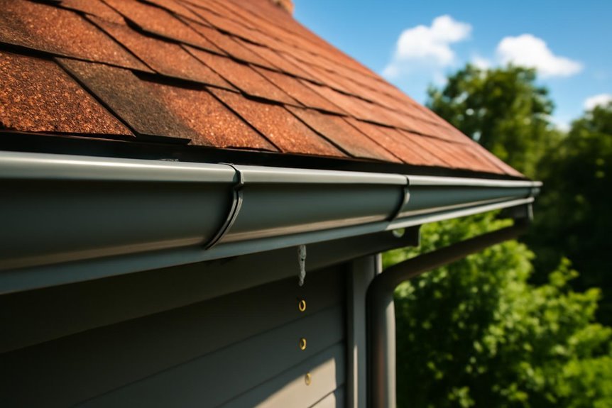 gutters ensure effective roof drainage