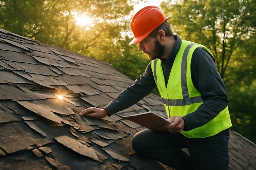 professional roofing inspection required