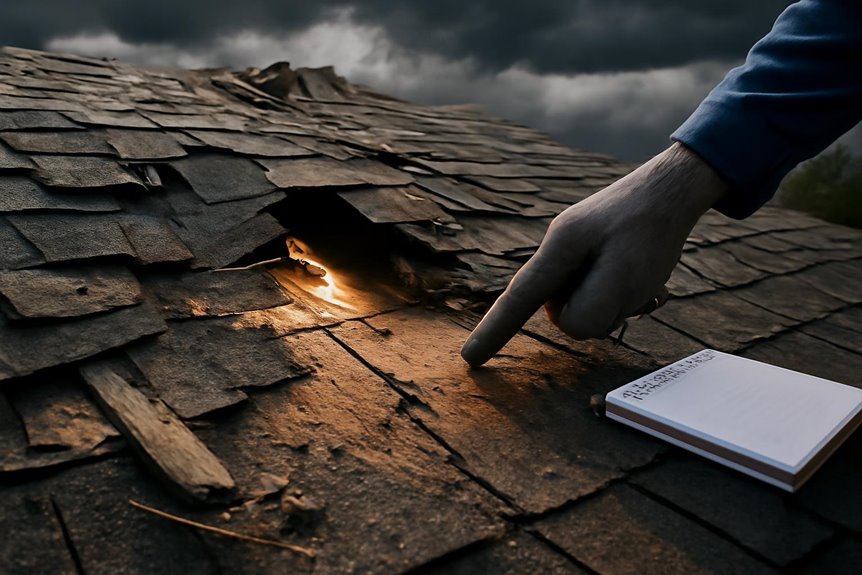 roof damage assessment tips