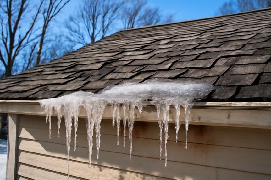 roof damage from ice