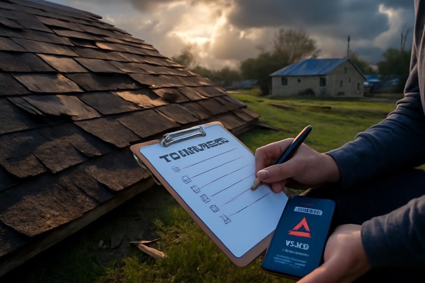 successful roofing claims process